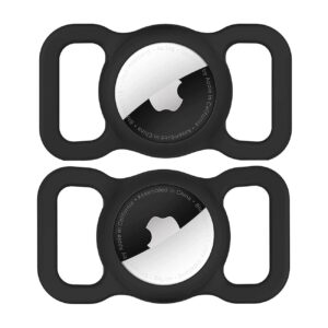 Case Wozinsky WEA-01 na Apple AirTag silikonowe na obrożę psa lub kota - black