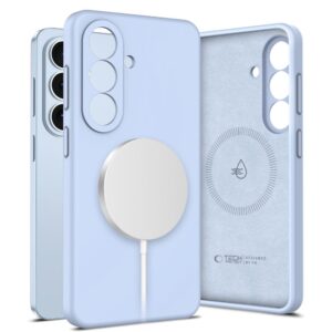 Tech-Protect Silicone MagSafe Case for Samsung Galaxy S26 - Blue