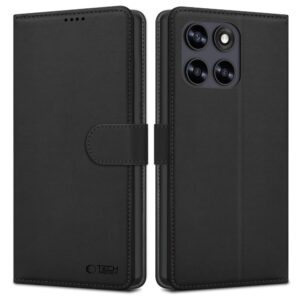 Tech-Protect Wallet Case for Motorola Moto G67 / G77 - Black