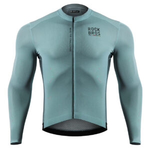 Rockbros 15120015017 ROAD TO SKY men's cycling jersey long sleeve M - gray-blue