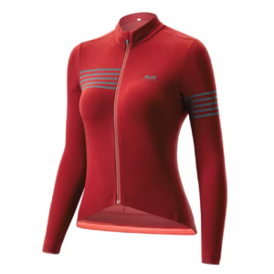 Rockbros YPW065 TVI Women's Long Sleeve Cycling Jersey Fall/Winter M - Red