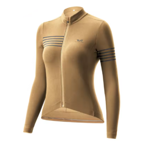 Rockbros YPW065 TVI Women's Long Sleeve Cycling Jersey Fall/Winter L - Yellow