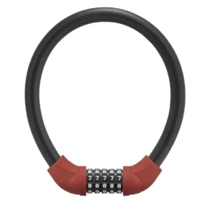 Rockbros RKS570-RD ​​bike lock – steel cable, code