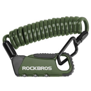 Rockbros RBK6N Combination Bike Lock - Green