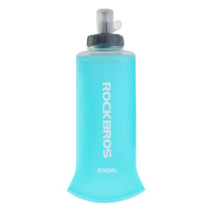 Rockbros 35210027001 soft flask running water bottle 500 ml - light blue