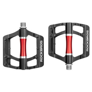 Rockbros 2020-12CBK Platform Aluminum Bicycle Pedals - Black