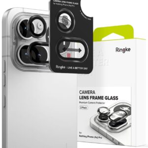 Osłona aparatu Ringke Camera Frame Protector 2-Pack na Nothing Phone 4A Pro - black