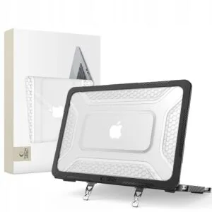 Tech-Protect Kevlar Pro Case for MacBook Neo 13" 2026 - Black and Clear