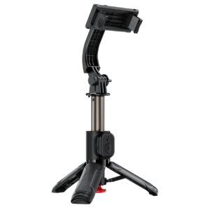 Acefast E42 Selfie Stick with Automatic Tripod and Bluetooth Remote Control 63 cm - Black