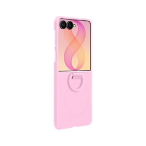 EF-EF776CVE Samsung Silicone Magnetic Cover with Ring for Galaxy Z Flip 8 Pink