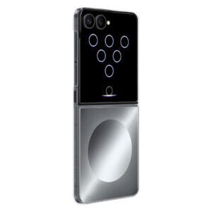 Samsung Flipsuit Case for Samsung Galaxy Z Flip 8 with Interactive LED Card - Gray