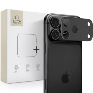 Tech-Protect Camalloy Fit+ Camera Cover for iPhone 18 Pro Max - Black