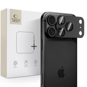 Tech-Protect Camfull Fit+ Camera Cover for iPhone 18 Pro Max - Black