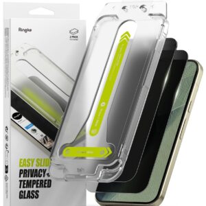 Ringke Easy Slide Privacy 2-Pack Tempered Glass Screen Protector for Google Pixel Pro 9 Pro XL / 10 Pro XL / 11 Pro XL