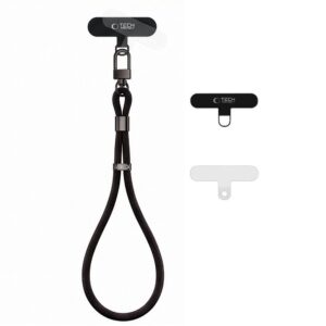 Tech-Protect C11S Rope Wrist Strap for Phone - Black