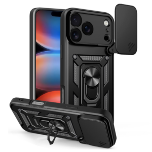 Defender Slide case for iPhone 17 Pro Max 6,9" black
