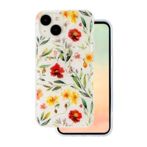 Glow Glam case for iPhone 14 6,1" white
