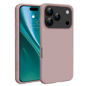 Etteri Silicone Mag case for iPhone 17 Pro Max light pink