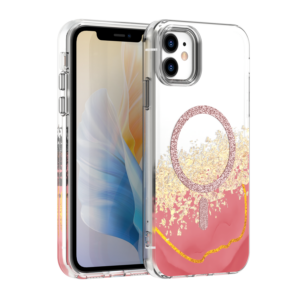 Epoxy Mag case for iPhone 11 pink