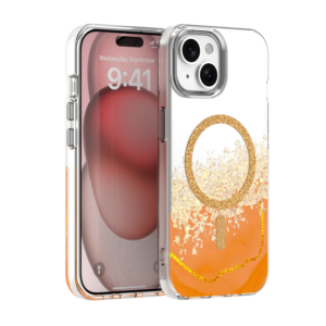 Epoxy Mag case for iPhone 13 / 14 6,1" orange