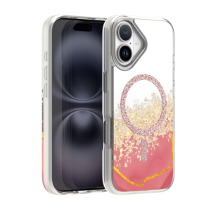 Epoxy Mag case for iPhone 17 6,3'' pink