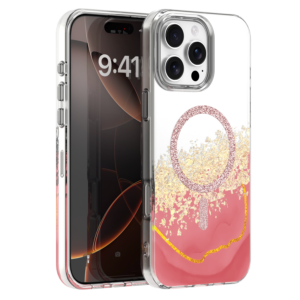 Epoxy Mag case for iPhone 16 Pro Max 6,9" pink