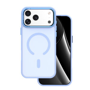 Frozen Mag case for iPhone 17 Pro Max 6,9" / 18 Pro Max 6,9" light blue open ring