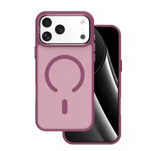 Frozen Mag case for iPhone 17 Pro Max 6,9" red open ring