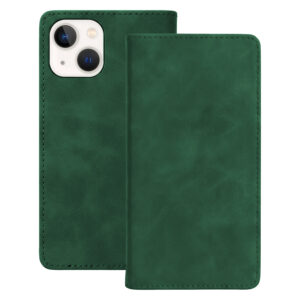 Smart Suede case for iPhone 14 6,1" green