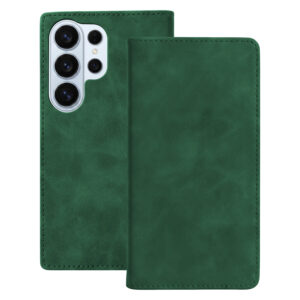 Smart Suede case for Samsung Galaxy S25 Ultra green
