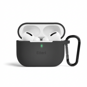 Etteri silicone case for AirPods Pro 3 black