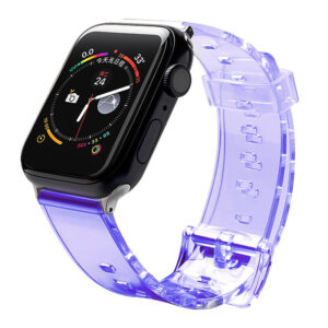 Silicone Strap Bracelet Bracelet Strap Light for Apple Watch 42 / 44 mm - Purple