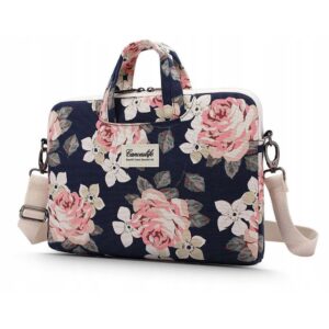 Canvaslife Briefcase Laptop Bag 15-16'' - Navy Blue/Pink