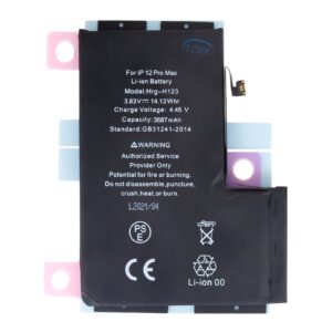 Battery for iPhone 12 Pro Max 3687mAh Li-Ion (Bulk)