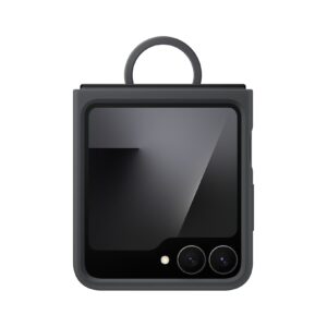 EF-PF741TBE Samsung Silicone Cover with Ring for Galaxy Z Flip 6/7 FE Black