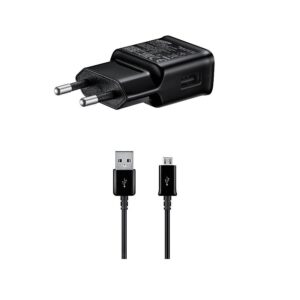 EP-TA200EBE + ECB-DU4EBE Samsung 15W Travel Charger + microUSB Data Cable Black (OOB Bulk)