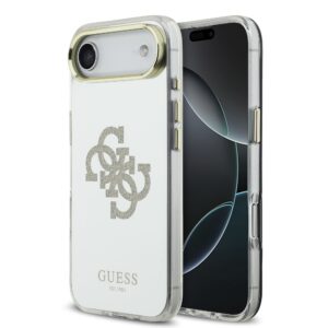 Guess PC/TPU Mirror 4G Glitter Logo MagSafe Case for iPhone Air Gold