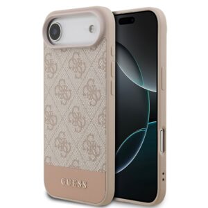 Guess PU 4G Stripe Case for iPhone Air Pink