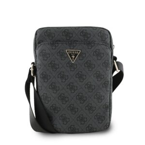 Guess PU 4G Triangle Logo Bag 8" Black