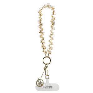 Guess Universal Wrist Strap Crystals 4G Charm Gold