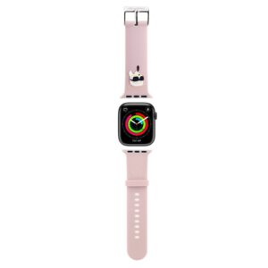 Karl Lagerfeld Karl Head NFT Watch Strap for Apple Watch 42/44/45/46/49 Pink