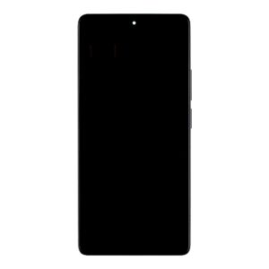 LCD Display + Touch Unit + Front Cover for Poco M6 Pro 4G Black (Service Pack)