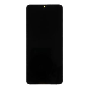 LCD display + Touch Unit + Front Cover Samsung A075 Galaxy A07 Black (Service Pack)