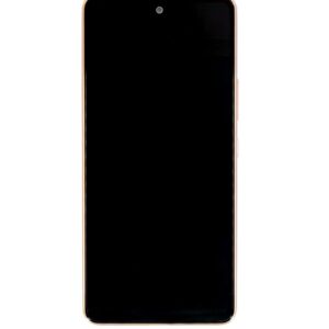 LCD display + Touch Unit + Front Cover Samsung A536B Galaxy A53 5G Awesome Peach (Service Pack)