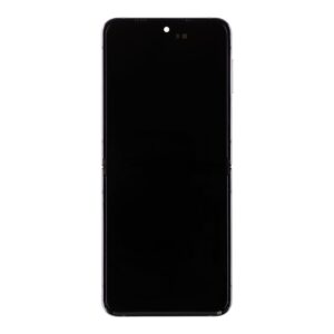 LCD display + Touch Unit + Front Cover Samsung F721 Galaxy Z Flip 4 5G Bora Purple (Service Pack)