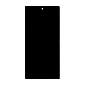 LCD display + Touch Unit + Front Cover for Samsung S908 Galaxy S22 Ultra Phantom Black