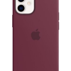 MHKQ3ZE/A Apple Silicone Magsafe Cover for iPhone 12 Mini Plum