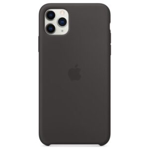 MX002ZM/A Apple Silicone Cover for iPhone 11 Pro Max Black