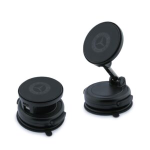 Mercedes Foldable Magnetic Car Holder with Wireless Charging Black