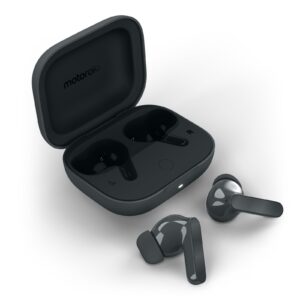 Motorola Moto Buds Bass Wireless Headphones Dark Shadow